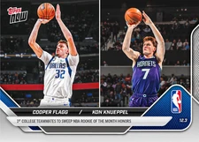 2025-26 Topps Now NBA Rookie of Month #73 Cooper Flagg Kon Knueppel RC PRESALE