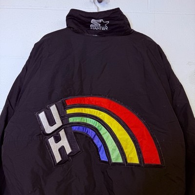 Vintage 90s University Of Hawaii Rainbows Starter Jacket Parka