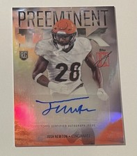 2025 Topps Signature Class Preeminent Ink #PI-JNE Josh Newton Rc Auto