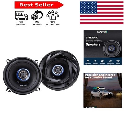 5.25 Inch 250W Coaxial Car Speakers with Durable Design & Crystal Audio Clarity