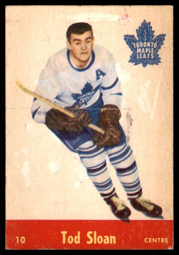 Tod Sloan #10 1955 Parkhurst card