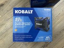 Kobalt 40V MAX Portable Hybrid Radio  Bluetooth Speaker Bare Tool KJR 1040-03