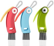 3 in 1 Cup Lid Gap Cleaning Brush Set, Multifunctional Bottle Cleaning Brush,...