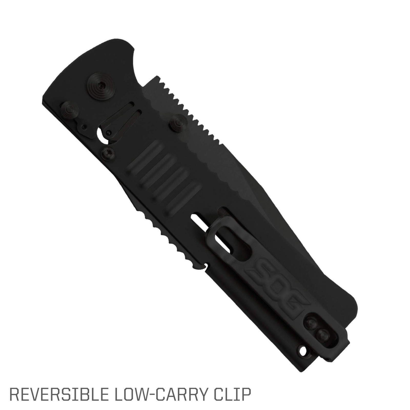 SOG Specialty Knives SJ32-CP Folding Knife SlimJim Slim Pocket Knife Black