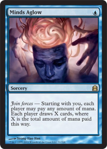 1x Near Mint, English Minds Aglow - Commander