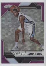 2016-17 Panini Prizm Purple Prizm 35/75 James Ennis #70 0e3