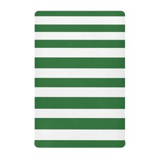 White Green Stripes Fitted Crib Sheet Stretchy Fits 52x28 Inch Mattress