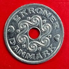 1995 Denmark 2 Crones Coin - Discontinued Collectible