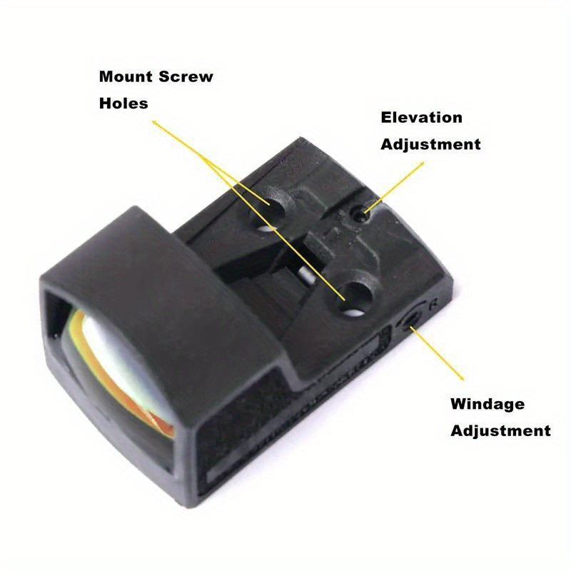 Micro 3 MOA Red Dot Reflex Sight With Protective Shroud