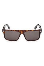 Tom Ford Sunglasses Men Philippe-02 TF999 58mm Rectangle - Dark Havana