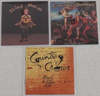 Lot of 3 90s Alt-Rock CDs - Blind Melon, Counting Crows, Crash Test Dummies