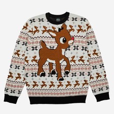 Men's Rudolph Pullover Sweater - White L
