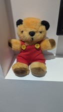 Vintage Sooty in Dungarees From  Sooty and Sweep Show Soft Toy