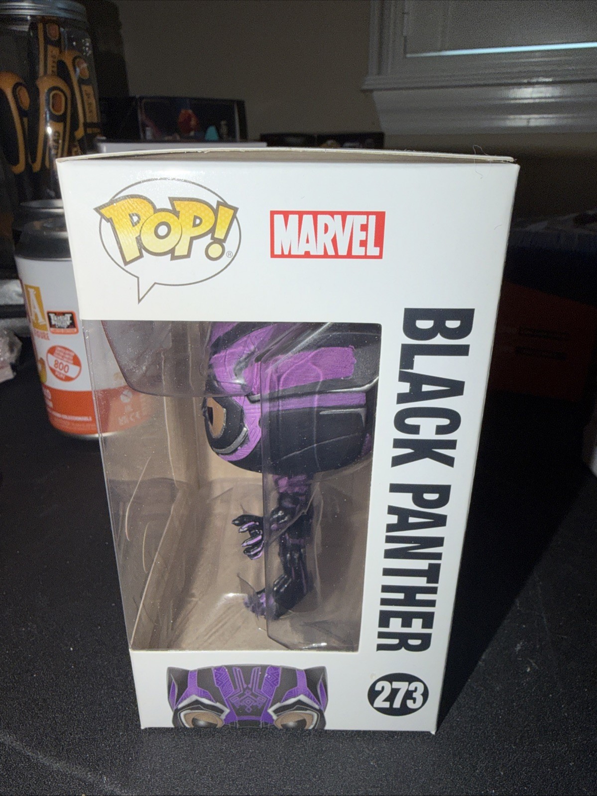 Black Panther (273) (Marvel) Target Exclusive Glow In The Dark GITD Funko Pop thumbnail 2