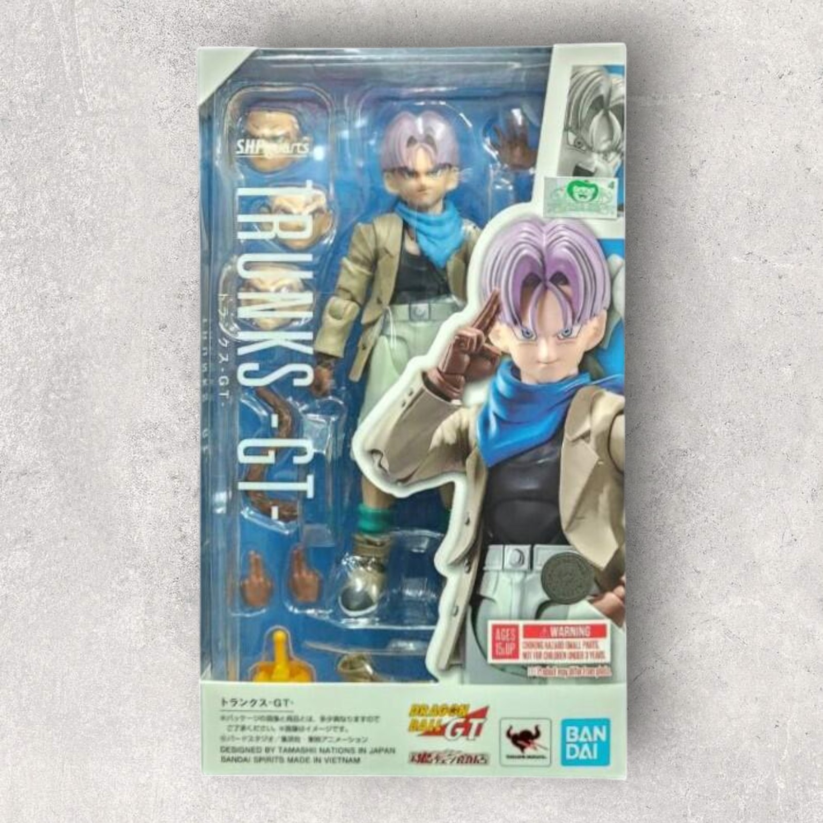In-Stock Bandai S.H.Figuarts SHF Trunks GT Dragon Ball Z Action Figure