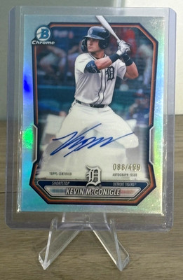 2026 Bowman #CPA-KMC Kevin McGonigle Chrome Prospect Autographs Refractors #/49