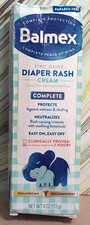 Balmex Complete Protection Diaper Rash Cream 4 oz - Exp 04/2029