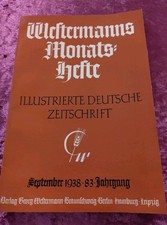 796 Westermann Monatshefte September Westermann Verlag 1938