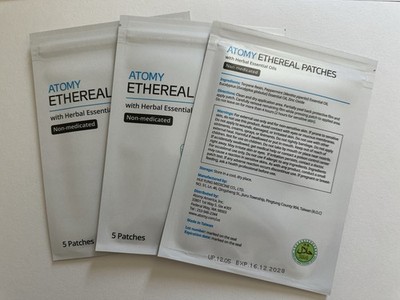 Atomy Ethereal Patches with Herbal Essential Oils 3 Pack( 5 pcs/pack) US SELLER.