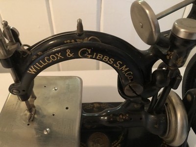 Rare Willcox & Gibbs Antique Vintage All Original Hand Crank