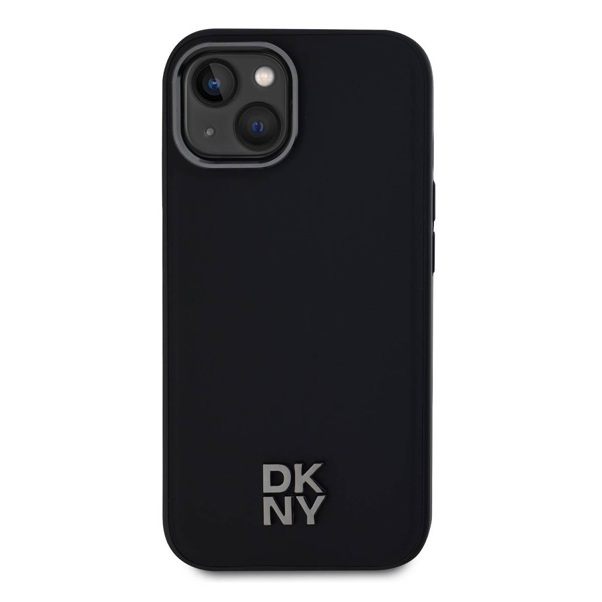 Coque iPhone 15 DKNY antichoc noire fine - Protection téléphone portable rigide design
