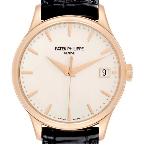 Patek Philippe Calatrava Hunter Rose Gold Mens Watch 5227 5227R Box Papers