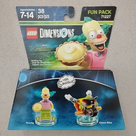 LEGO Dimensions Simpsons LOT Bart 71211 Homer 71202 Krusty 71227 FUN LEVEL PACK
