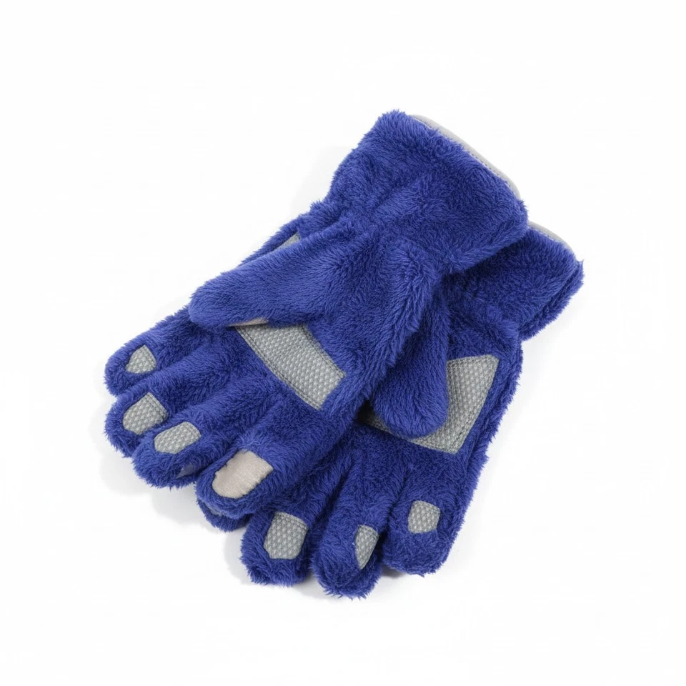 The North Face U/R Powered Fuzzy Purple Fleece Gloves Women's Size M Medium - Image 4 of 4