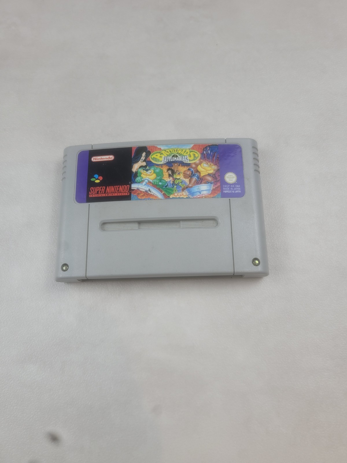 Jeu Battletoads In Battlemaniacs Super Nintendo SNES Pal Fah Français