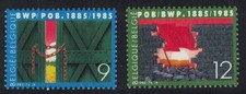 Belgium Belgian Workers  Party 2v 1985 MNH SG#2821-2822