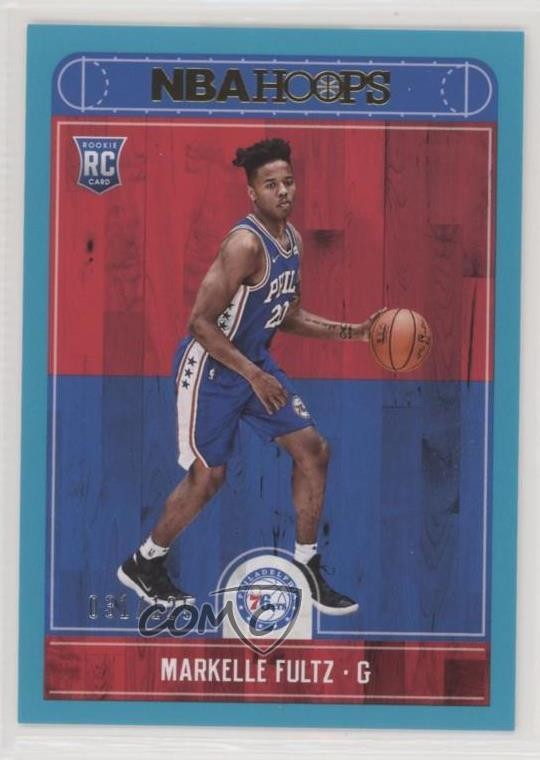 2017-18 Panini NBA Hoops Teal 31/125 Markelle Fultz #251 7y2