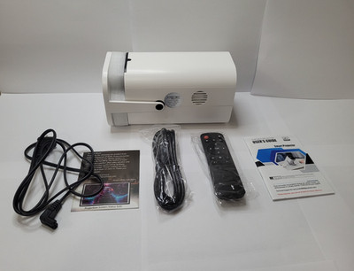 YGSKK Built-in Apps, Electric Focus and 210° Rotation   Mini Projector with WiFi