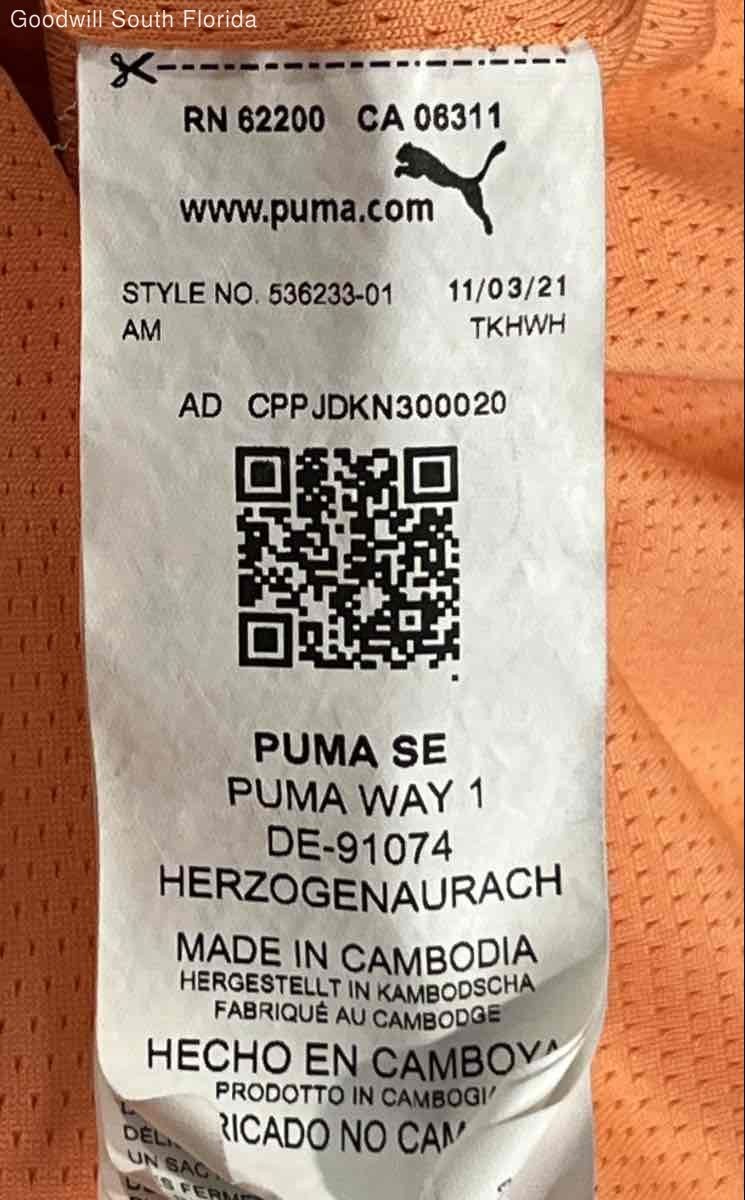 Puma Womens Orange Skylar Diggins Smith #04 Active Basketball Jersey Dress Sz S thumbnail 4