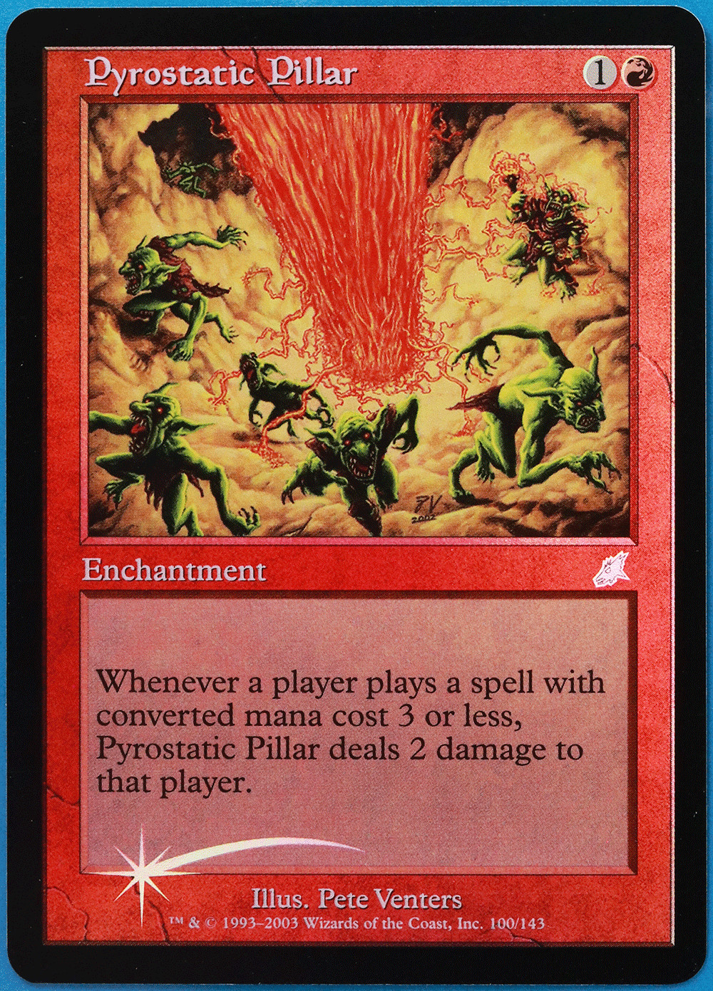 Pyrostatic Pillar FOIL Scourge NM Red Uncommon MAGIC CARD (ID# 500444) ABUGames