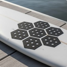7 Pieces Hexagonal Grip Pad Non-slipSlip Deck...