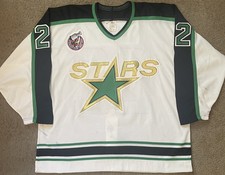 Ulf Dahlen Game Worn Hockey Jersey - Minnesota North Stars 92-93 Final Season