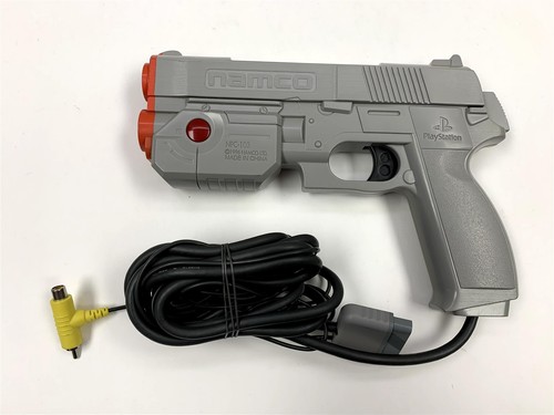 Namco GunCon Light Gun Controller NPC-103 For Sony Playstation 1 PS1 Gray TESTED
