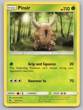 2018 POKEMON PINSIR LOST THUNDER 4/214 UC NM A92200 FREE S&H