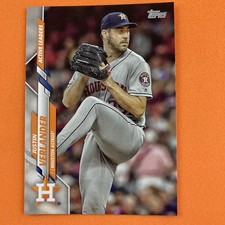 Justin Verlander 2020 Topps Update Series Card #34 MLB Houston Astros