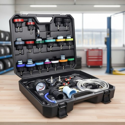 #ad Universal Coolant Pressure Tester Kit with 28 Tools for Vehicle Cooling Systems $89.71