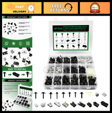 360PCS Auto Body Bolt U-Nut Clip Kit for GM, Ford, Chrysler - Repair Essential
