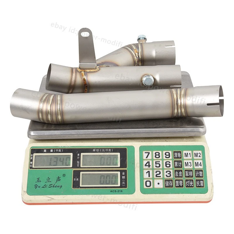 For Yamaha MT-10 FZ10 2022-2025 Connect Stock Muffler Exhaust Tips Mid Link Pipe - Image 2 of 4