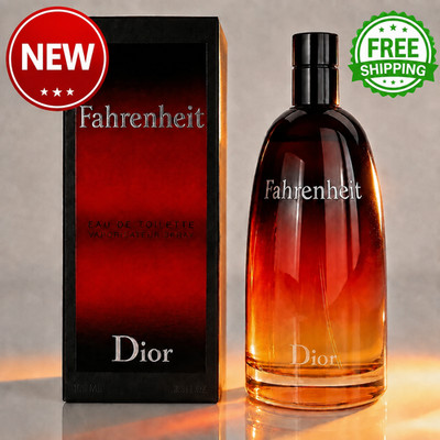 New Fahrenheit Perfume Eau De Toilette 3.4 oz 100 ml EDT Cologne for Men Sealed