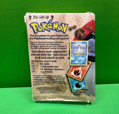 Pokemon LockDown Theme Deck - Fossil Complete - Damaged Box