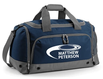 Rugby Training Holdall Fitnessstudio Kit Tasche personalisiert individueller Name