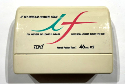TDK IF 46 W2  2 pack audio cassette blank tape unsealed Made in Japan Type I