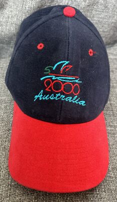 Vintage Sydney Australia 2000 Summer Olympics Baseball Cap Hat Adjustable