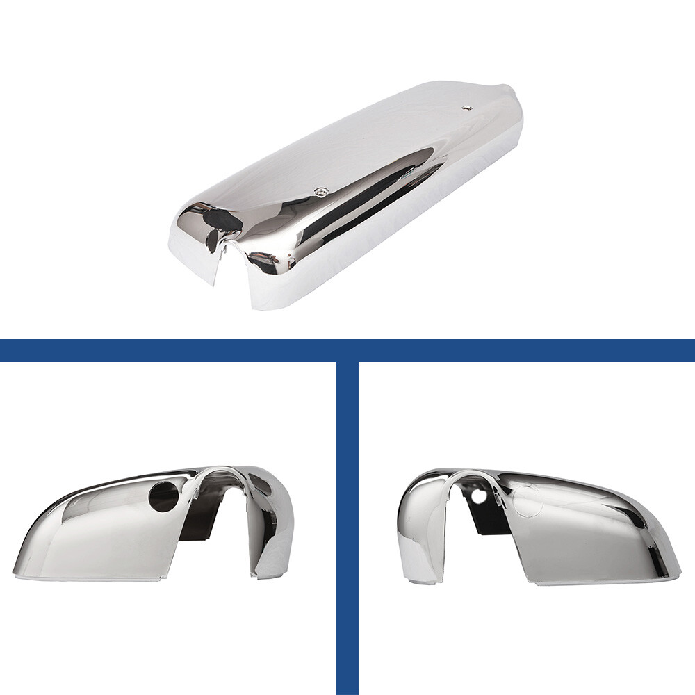 METAONE Door Mirror Cover Chrome Fit For Freightliner Columbia Pair LH+RH 2PC thumbnail 4