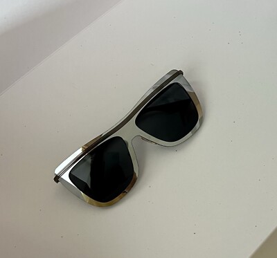 MCQ by Alexander McQueen Gray metallic silver frame sunglasses MCQ by Alexander McQueen Gray metallic silver frame  main image 2