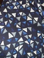 Blue Triangle Custom Made Blanket Throw